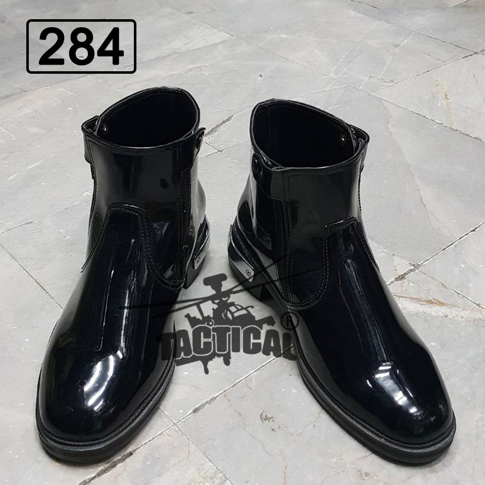 รองเท้าฮาฟสั้น หนังแก้ว 284 ซิปคู่