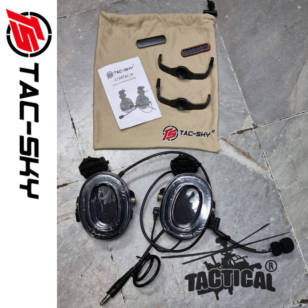 หูฟังสื่อสารตัดเสียงได้ ทรง Comtac III ยี่ห้อ Tac-Sky