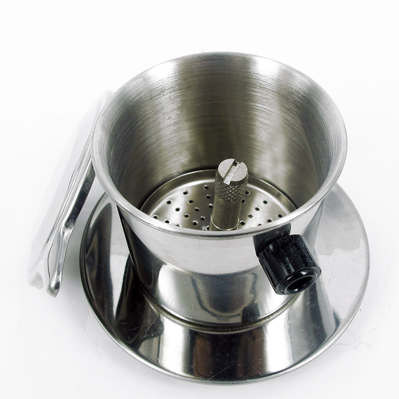 กาชงกาแแฟดริปเวียดนาม สแตนเลส มีด้ามจับ 1610-386