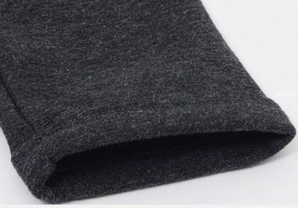 PreOrder - กางเกง-เลคกิ้งกันหนาวแฟชั่น ผ้าฝ้ายโพลิเอสเตอร์ ข้างในเป็นผ้ากำมะหยี่เก็บความร้อน สี : เทา / ดำ