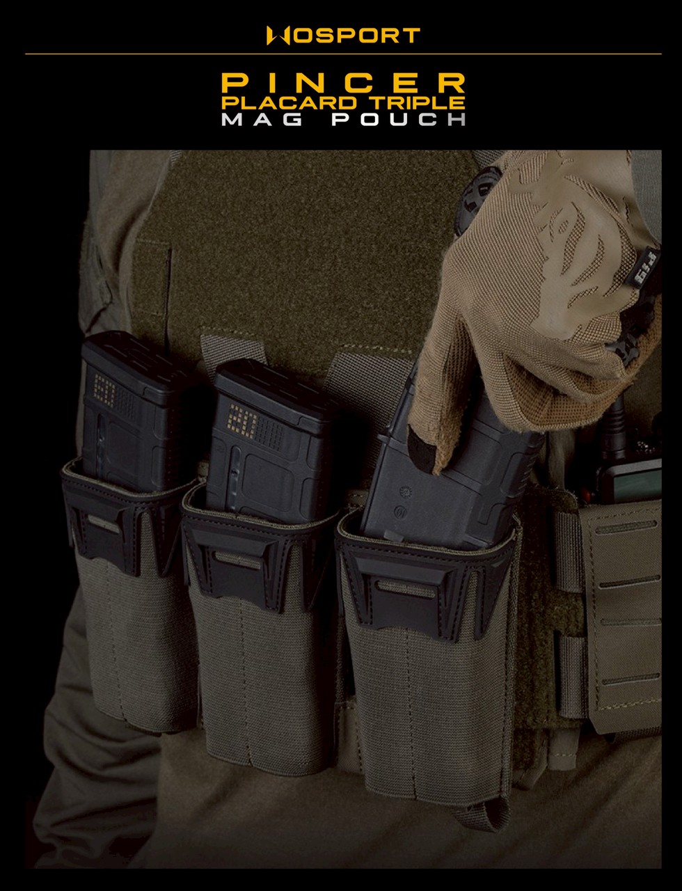 ซองแม็กกาซีนทรง Pincer (Wosport)