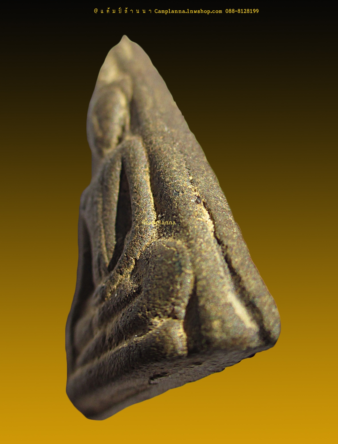 พระร่วงนั่งกรุวัดช้างล้อม เนื้อดิน 3.8x2.7 cm ศรีสัชนาลัย งดงามอลังการงานศิลป์ เก่าเก็บจากกรุ