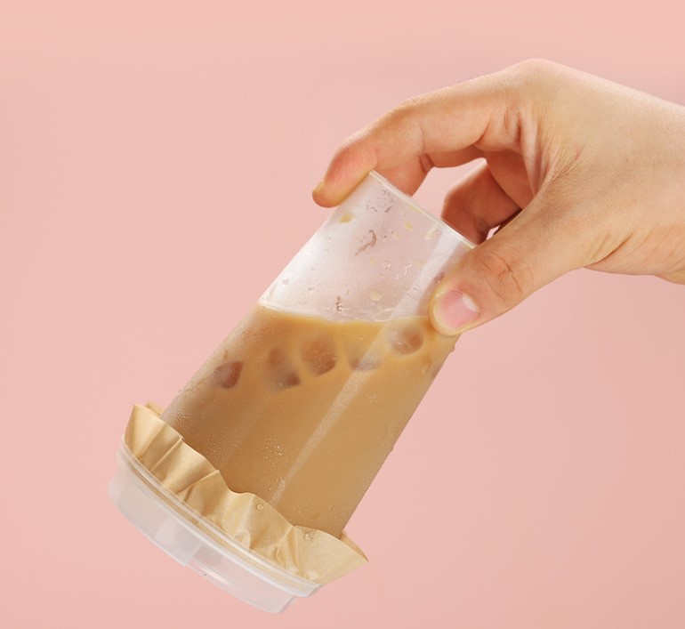 กระดาษไขปิดปากแก้ว กันหก