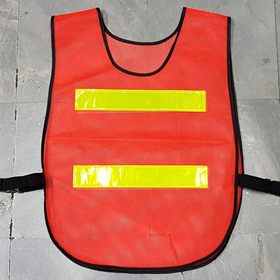 เสื้อสะท้อนแสง 4 แถบ (หน้า-หลัง) มี 3 สี