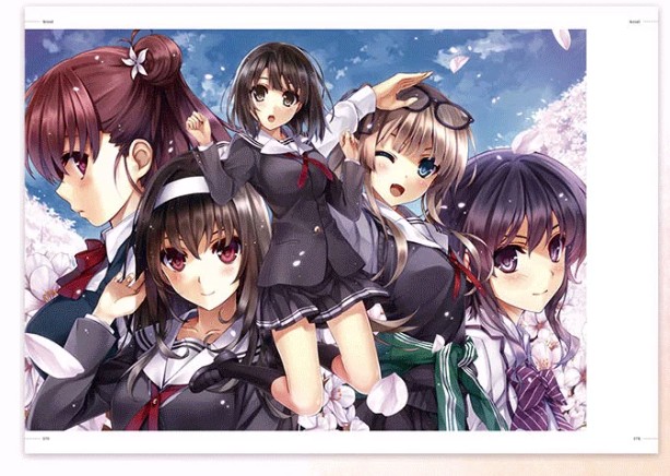 Artbook วิธีปั้นสาวบ้านให้มาเป็นนางเอกของผม 1 Flat.