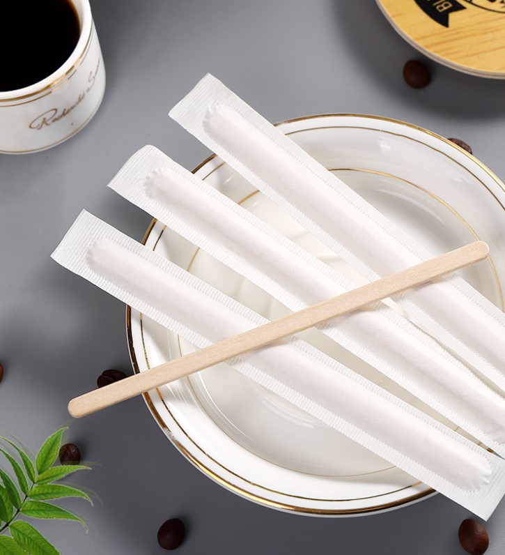 ไม้คนกาแฟ แบบใช้แล้วทิ้ง แพ็ค 490-500 ชิ้น (แพ็คแยกชิ้น)