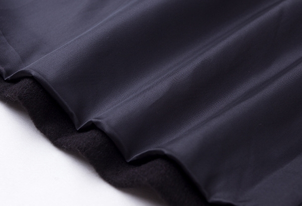 Pre-LD006 - โค้ทกันหนาว ไซส์ใหญ่ ผ้าวูล+ขนสัตว์ สี : ดำ / น้ำตาล