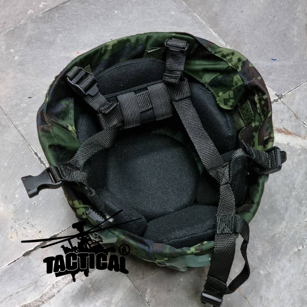 หมวก Mich 2000 พร้อมผ้าคลุม