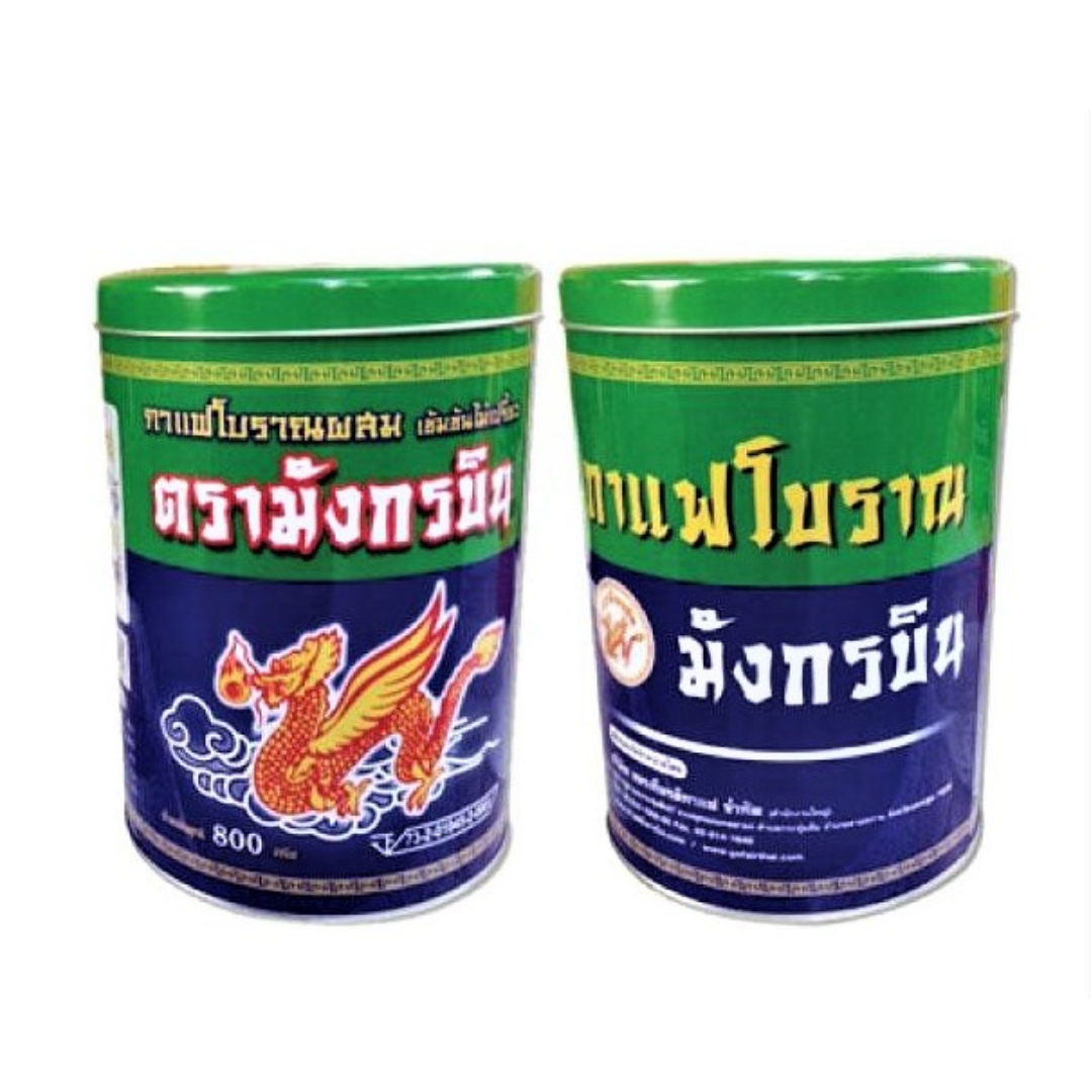 กาแฟโบราณผสม เข้มข้นไม่เปรี้ยว ขนาด 800 กรัม ตรา มังกรบิน รหัส 1054