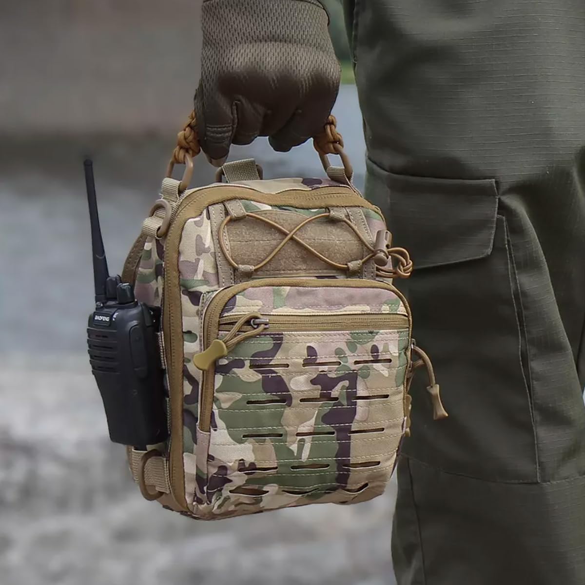 กระเป๋าสะพายเฉียงยุทธวิธี (Tactical Sling Bag)