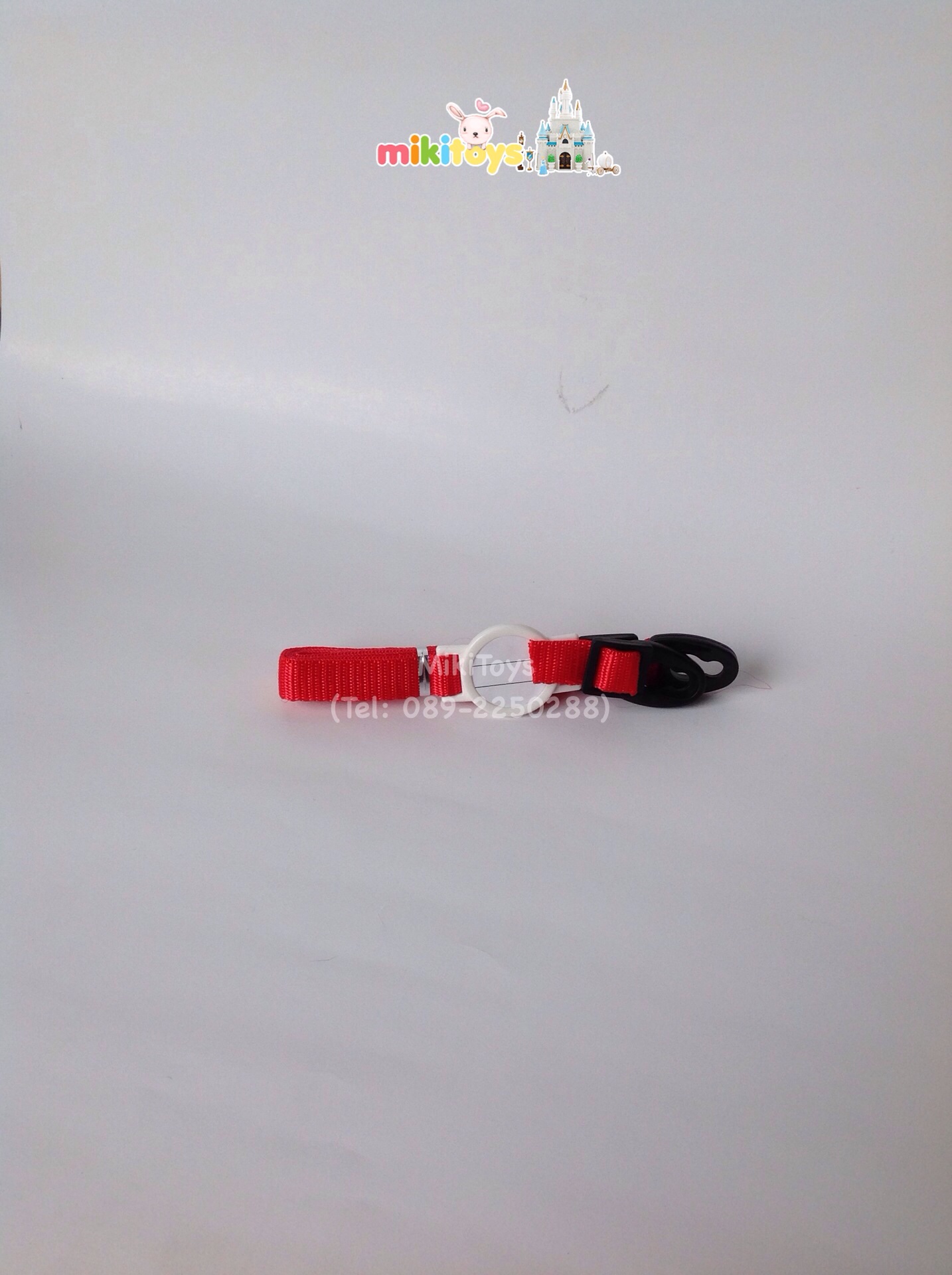 กระติกน้ำ มินนี่เมาส์ Minnie Mouse 3D สายสะพายสีแดง มีฐานยางรองกันกระแทก **BPA Freeปลอดภัย(ฟรีค่าจัดส่ง)