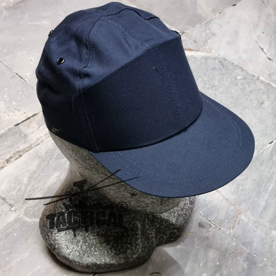 หมวกแก๊ปยางยืด ดำ/กรมท่า