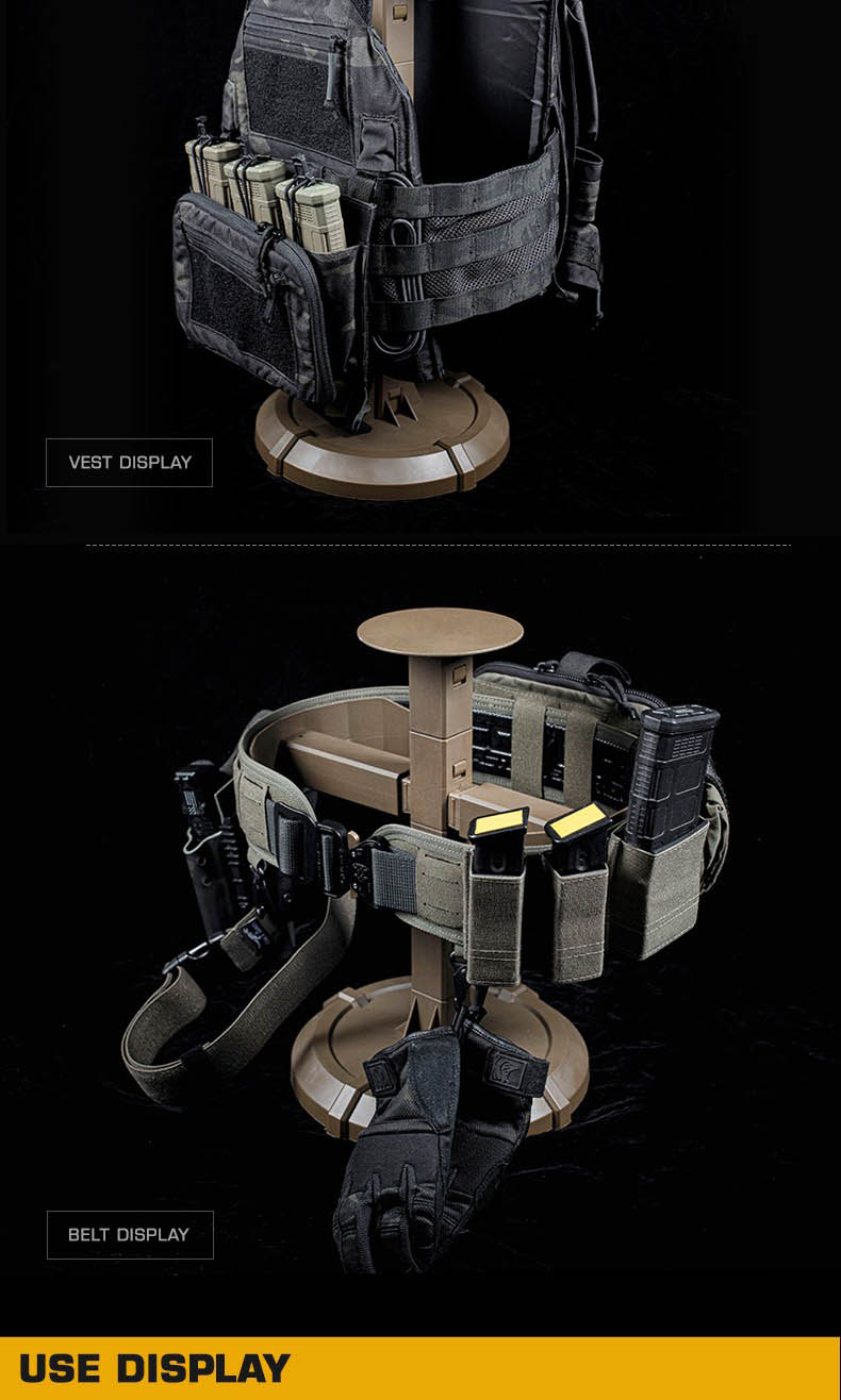 ชุดขาตั้งโชว์ Wosport (หมวก/เสื้อเกราะ/เข็มขัด)