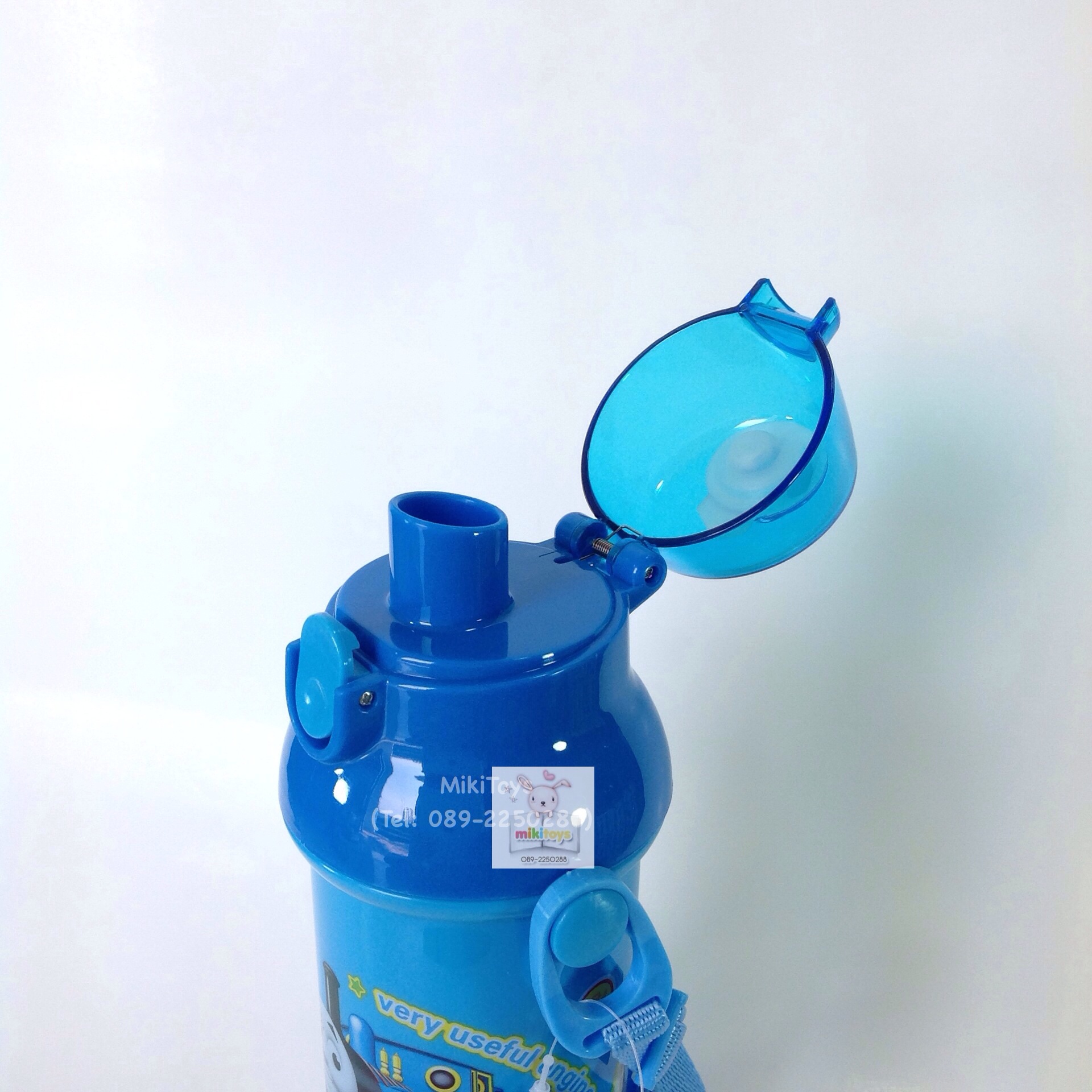 กระติกน้ำTHOMAS ฝากดเด้ง สีฟ้า รุ่นยกดื่ม ทำความสะอาดง่ายๆ