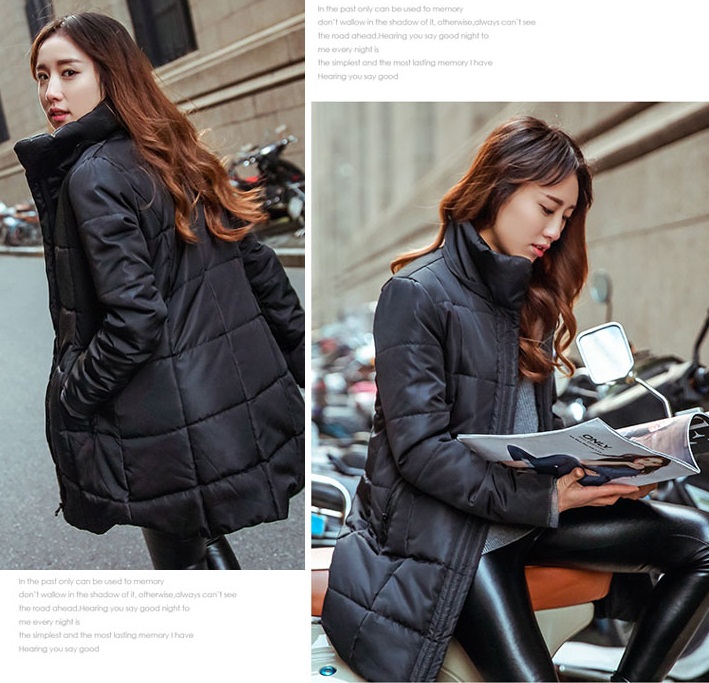 PreOrderคนอ้วน - เสื้อกันหนาวแฟชั่น แจ็คเก็ตบุนวม คอสูง มีHood สี : ดำ / แดง / ม่วง / ชมพู / น้ำเงิน / ส้ม / กุหลาบ / ฟ้า