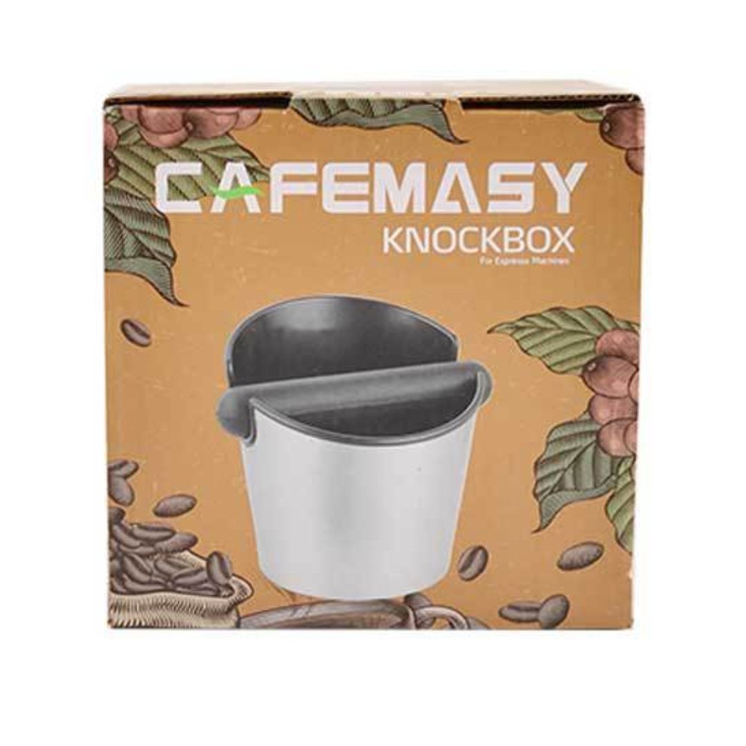 อ่างเคาะกากกาแฟ ซองหนังสีน้ำตาล CAFEMASY ทรงสี่เหลี่ยม มินิ รหัส 2440