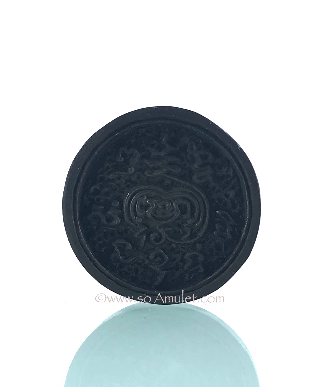 เหรียญพระธรรมจักรหล่อ(เหรียญล้อแม็กเล็ก) หลวงปู่มี วัดมารวิชัย ปี 2539 เนื้อนวโลหะ พร้อมกล่องเดิม