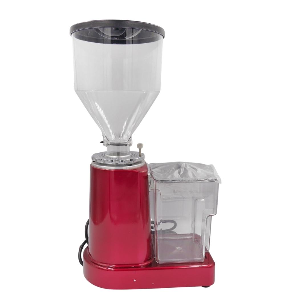 เครื่องบดเมล็ดกาแฟไฟฟ้า รุ่น LD-018 รุ่น มีโถพักผงกาแฟ สีแดง รหัส 2103 (สินค้ามือหนึ่งไม่มีประกัน)