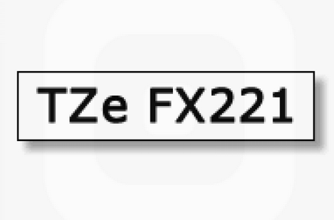 เทปพิมพ์อักษร TZE-FX221