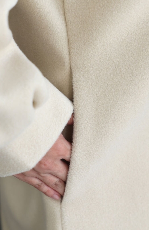 2324-0077 โค้ทวูลยาวไซส์ใหญ่ อีกแบบ สวย ๆ