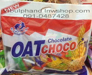 OAT CHOCO Chocolate ขนมข้าวโอ๊ตผสมช็อคโกแลต