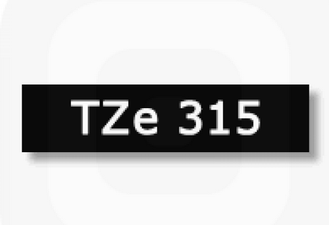 เทปพิมพ์อักษร TZE-315
