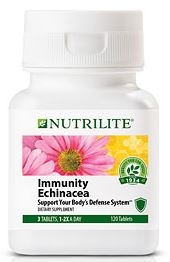 Nutrilite Immunity Echinacea(Triple Guard USA) ช่วยปกป้องคุณ จากอาการภูมิแพ้ต่างๆ เพิ่มภูมิต้านทานป้องกันโรคหวัด Amway USA