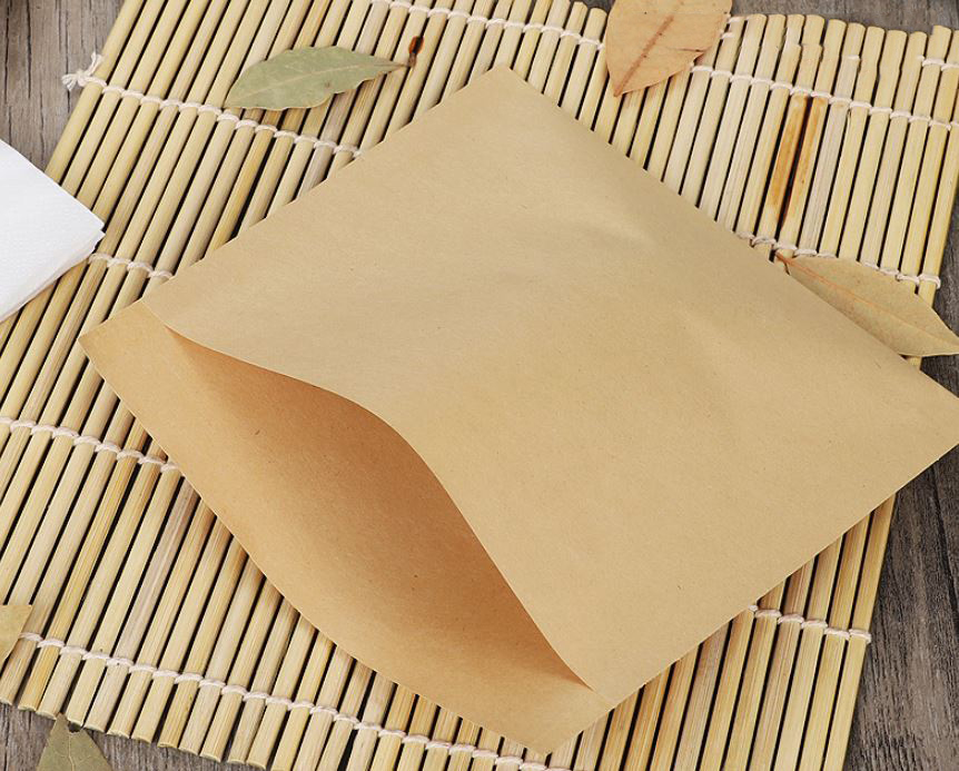 ซองกระดาษเคลือบกันน้ำ-น้ำมัน Food Grade สำหรับใส่อาหารทอด-อบ-ย่าง แพ็ค 100 ชิ้น