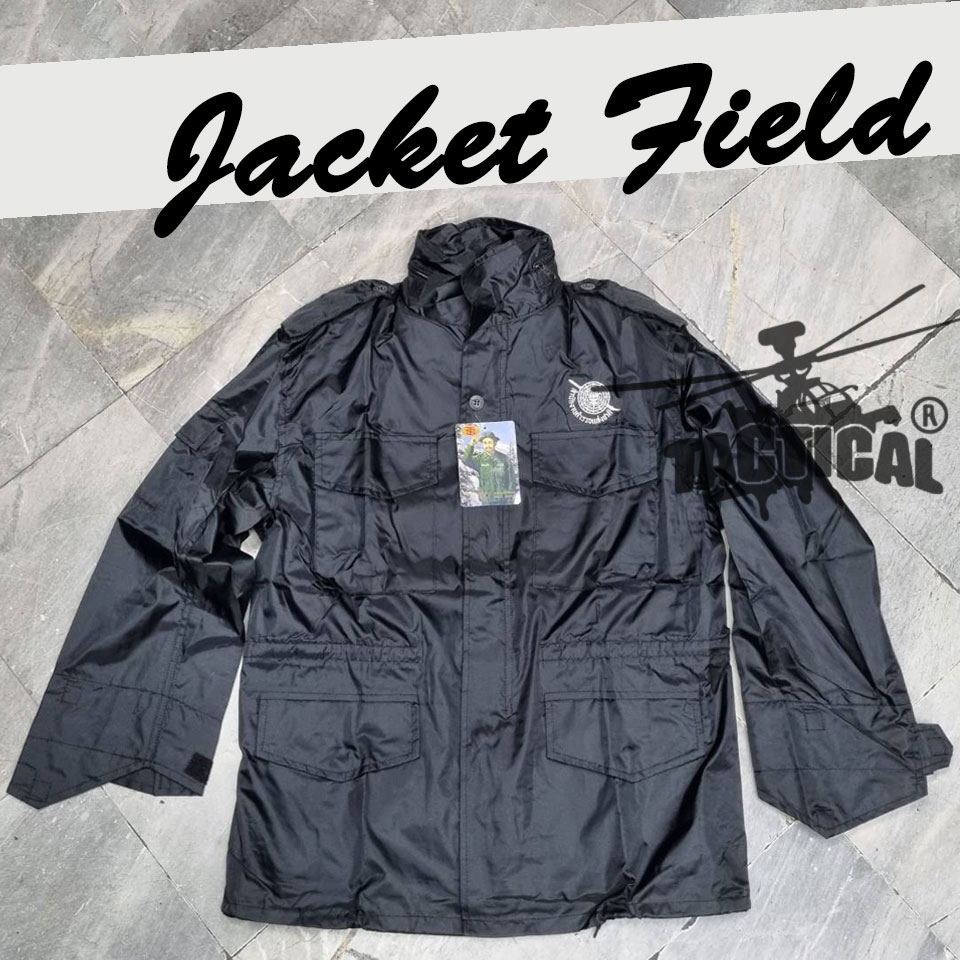 Jacket Field ผ้าร่ม ปัก POLICE