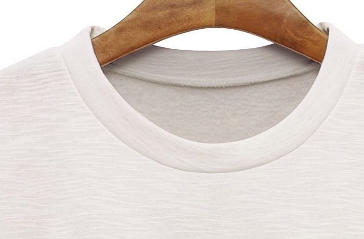 PreOrderคนอ้วน - เสื้อยืดกันหนาวไซส์ใหญ่ พิมพ์ตัวอักษรด้านหน้า สี : เทา / ขาว / ดำ