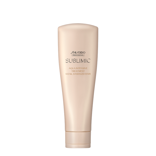 SHISEIDO SUBLIMIC Aqua Intensive Treatment (W) Weak 250ml สำหรับผมแห้งเสีย ขาดความชุ่มชื้น ผมทำเคมีซ้ำซ้อนหรือผมเส้นใหญ่