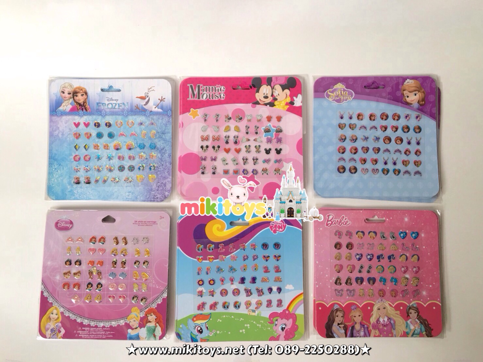 สติกเกอร์ติดหู Disney Earrings Stickers