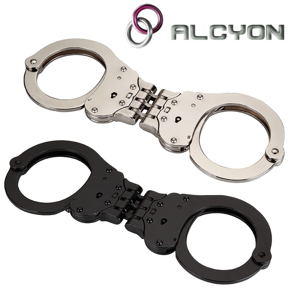 กุญแจมือบานพับ ยี่ห้อ Alcyon รุ่น Hinged Model (Made in Spain)