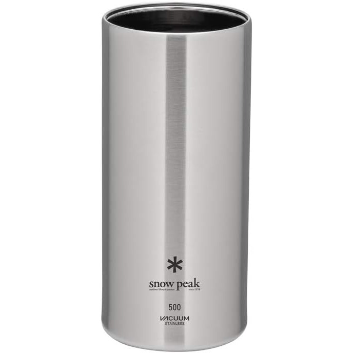 snowpeak Shimo Can Cooler 350-500 มล.TW-355 500 TW-505 สโนว์พีค แก้วสแตนเลสน้้ำ หรือใส่น้ำกระป๋องเพื่อเก็บความเย็น