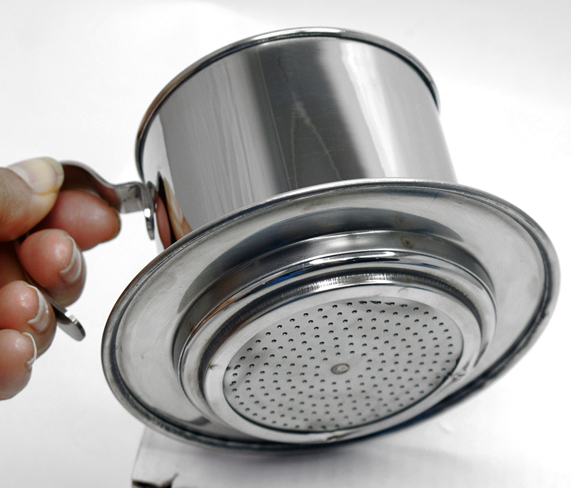 ถ้วยชงกาแแฟดริปเวียดนาม สแตนเลส มีด้ามจับ 1610-348