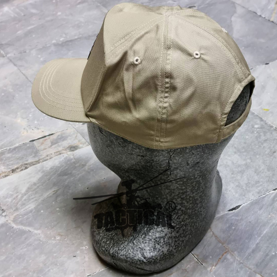 หมวกแก๊ป กากี 331 อปพร. หน้าเมตตาเข้ม ซิปหลัง