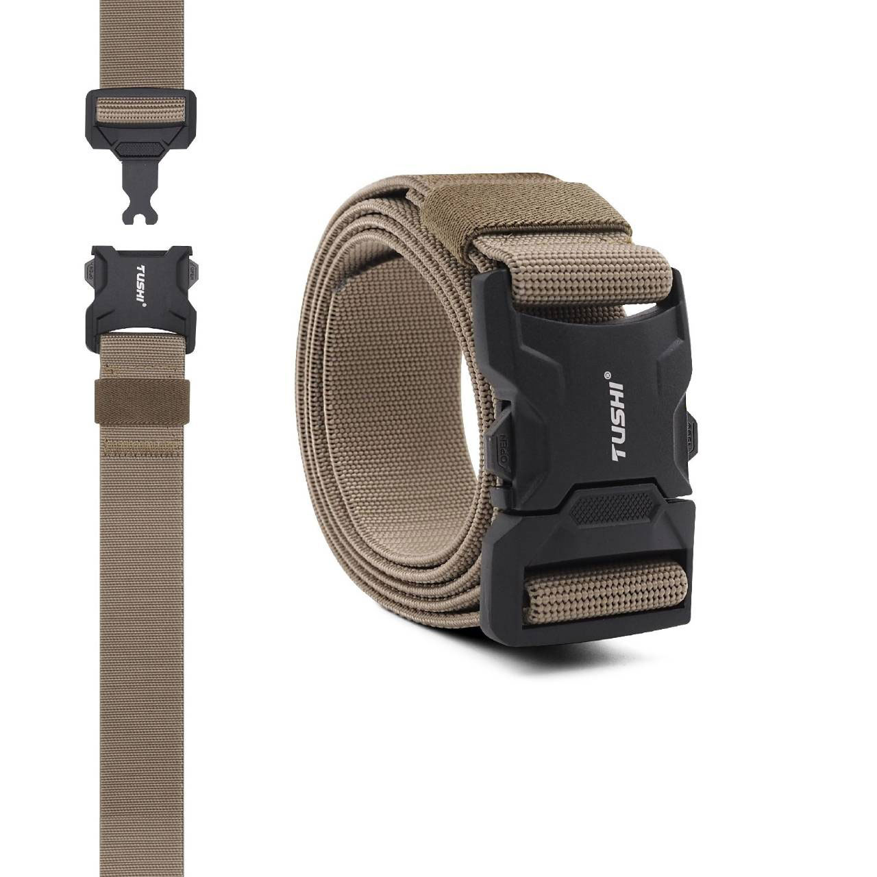 เข็มขัดสายยางยืด หัวล็อค รุ่น 911