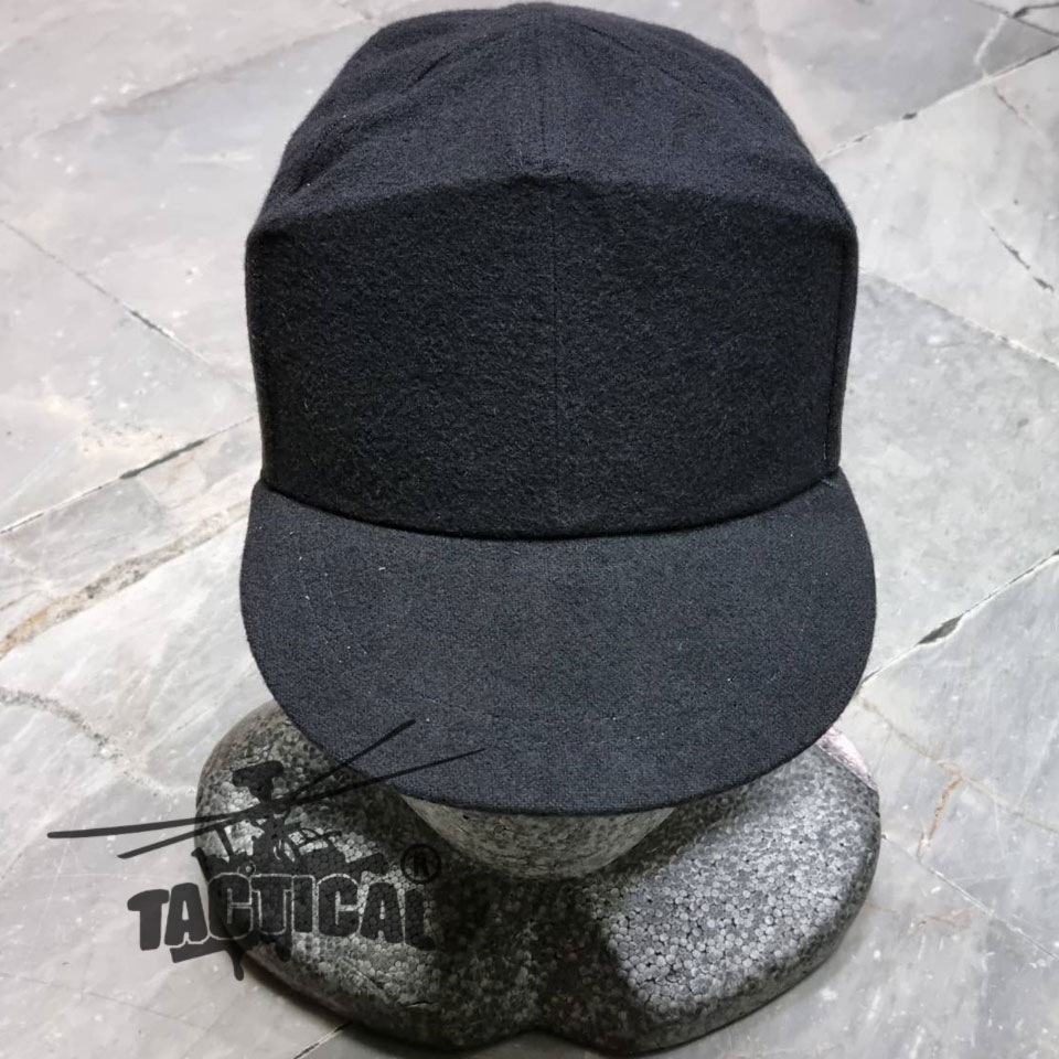 หมวกแก๊ปยางยืด ดำ/กรมท่า