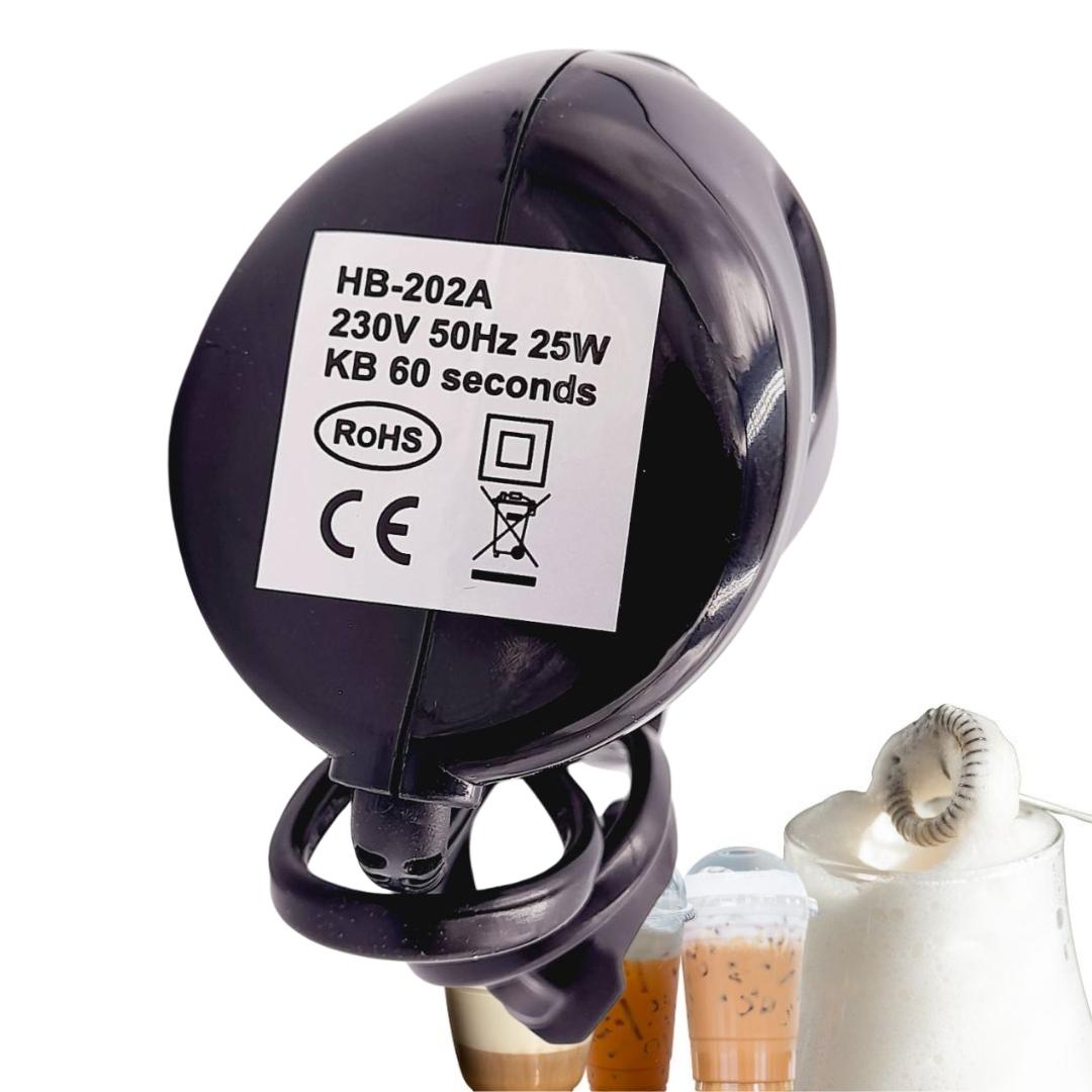 เครื่องตีฟองนมปั่นนมฟองนม ไฟฟ้า ตีไข่ผสมไฟฟ้า สีดำ 25W รหัส 1056