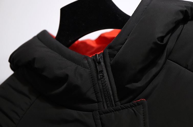 2324-0006 โค้ทกันหนาวบุนวมตัวยาว มีHoodถอดไม่ได้