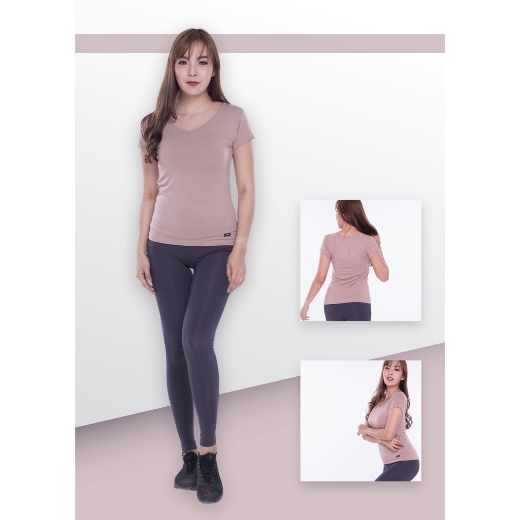 เสื้อยืดคอวี
