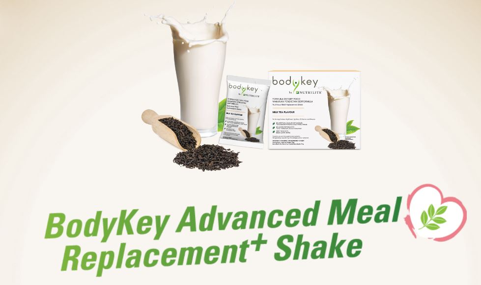 BodyKey by Nutrilite Meal Replacement Shake ( Milk Tea ) บอดี้คีย์ รสชานม อาหารเสริมลดน้ำหนัก ด้วยวิธีทดแทนมื้ออาหาร