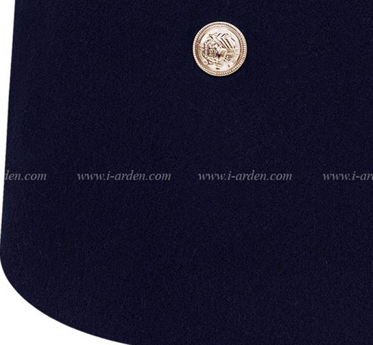 PreOrderคนอ้วน - เสื้อโค้ทกันหนาว ไซส์ใหญ่ เสื้อโค้ทขนสัตว์ตัวยาว ไม่หนา แต่งกระดุมหน้า สี : น้ำเงิน