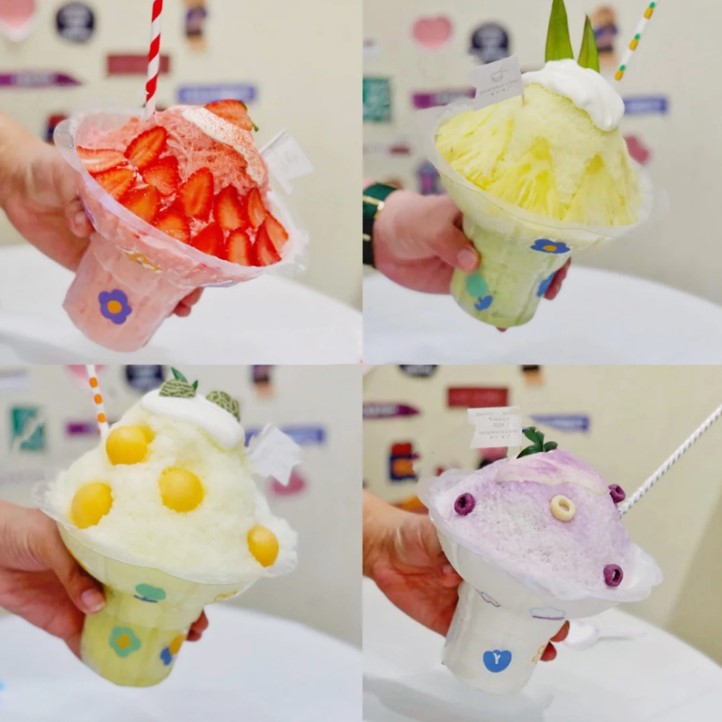 ถ้วยไอศครีม ของหวาน แพ็ค 100 ชิ้น (ไม่มีสติ๊กเกอร์แถม)