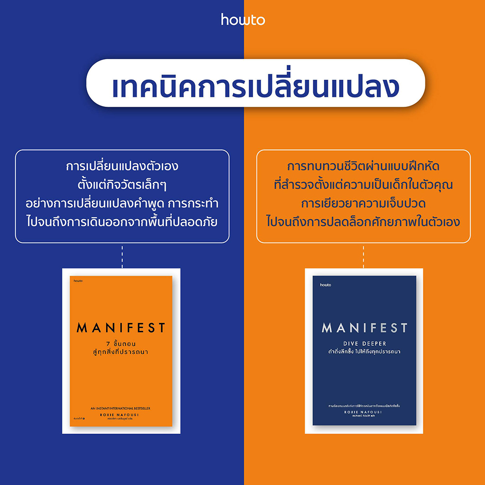 (พร้อมส่ง) Manifest Dive Deeper ดำดิ่งลึกซึ้ง ไปให้ถึงทุกปรารถนา + Manifest 7 ขั้นตอนสู่ทุกสิ่งที่ปรารถนา