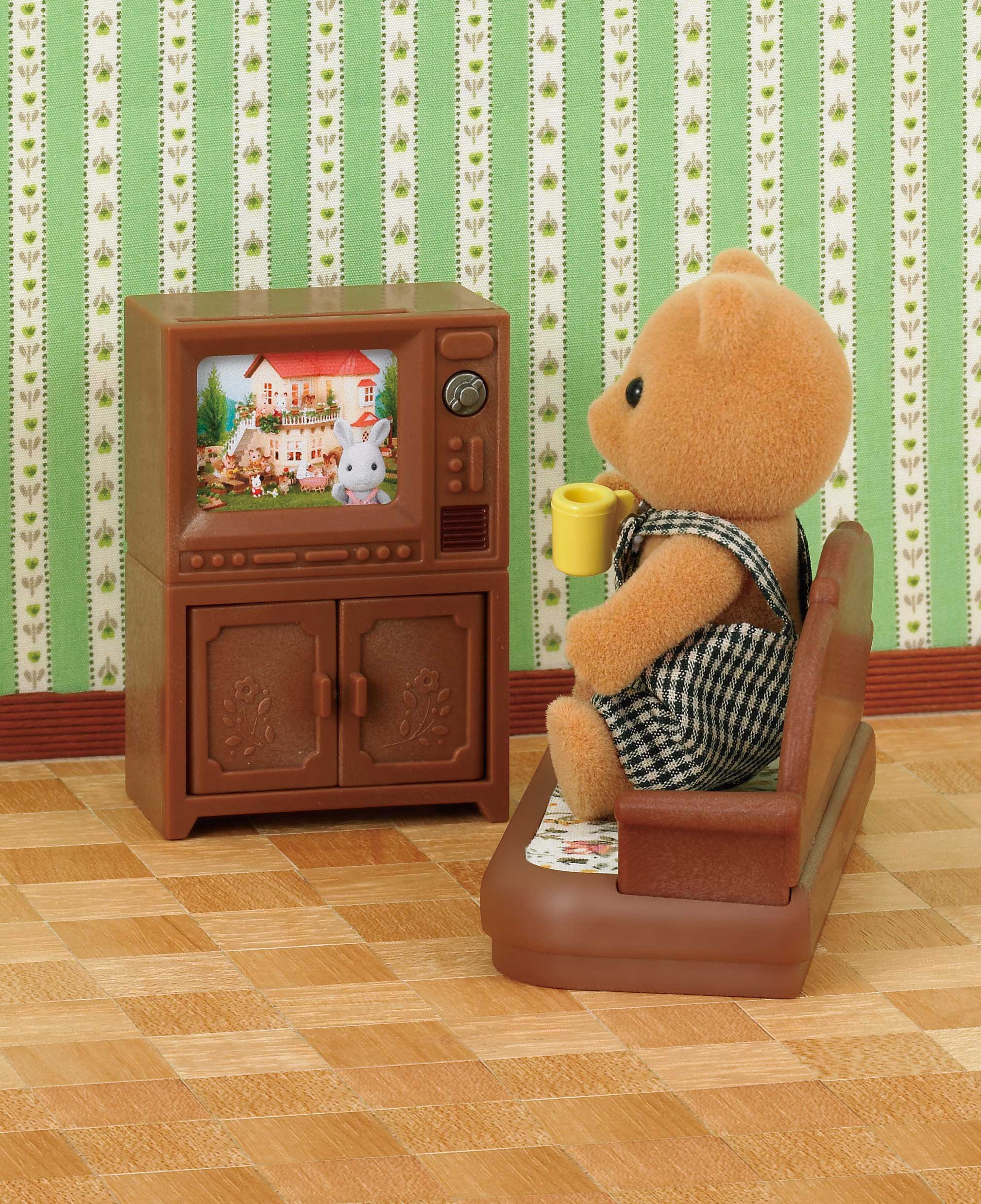 Sylvanian Families TV set 5149 เซตทีวี ครอบครัว ซิลวาเนียน สินค้าใหม่