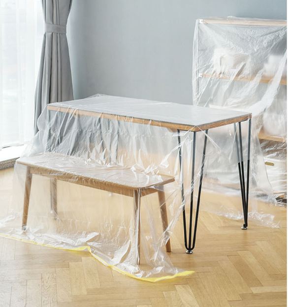 พลาสติกกันฝุ่น กันเปื้อนระหว่างการก่อสร้าง