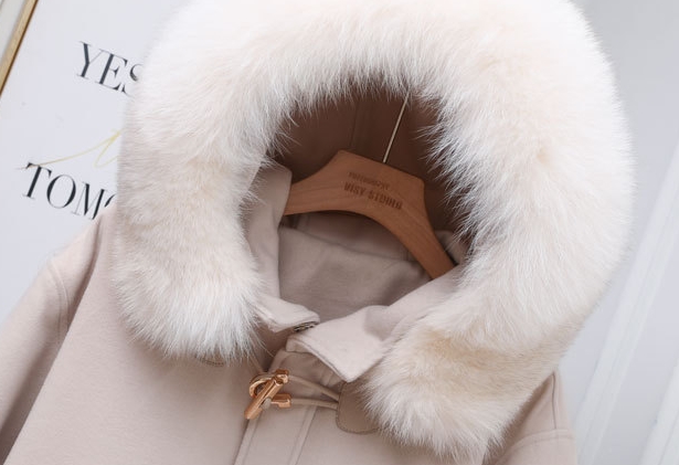 2324-0038 โค้ทวูล ไซส์ใหญ่น้า มีเฟอร์ฟูๆ