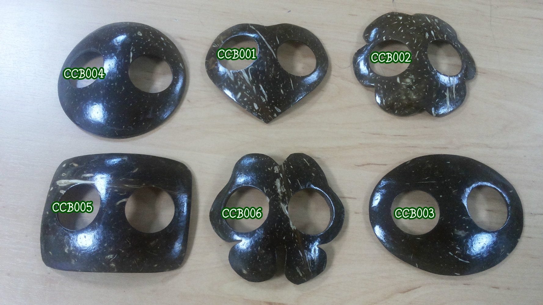 กะลารัดซิ่น Coconut shell Buckle