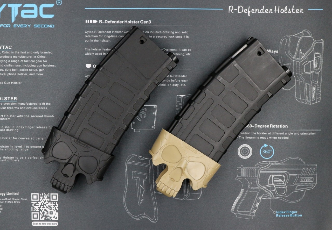 ยางดึงแม็กกาซีน ลายกะโหลก M4(M16)